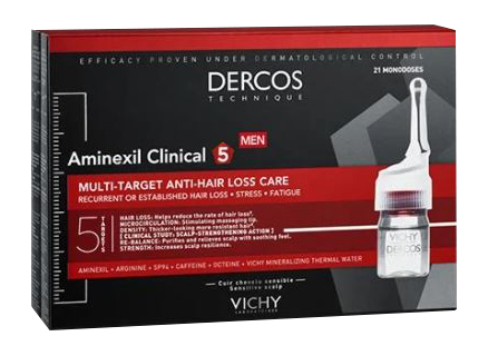 DERCOS AMINEXIL FIALE 42 UOMO 6 ML - Farmacianumberone.it