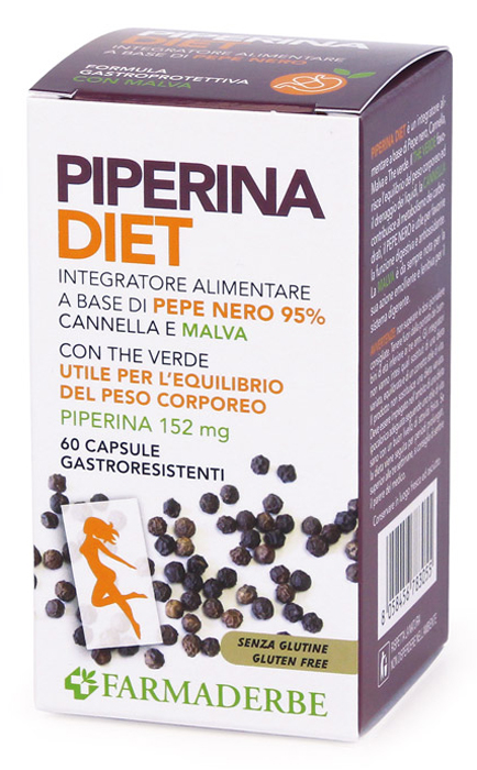 PIPERINA DIET 60 COMPRESSE - Farmacianumberone.it