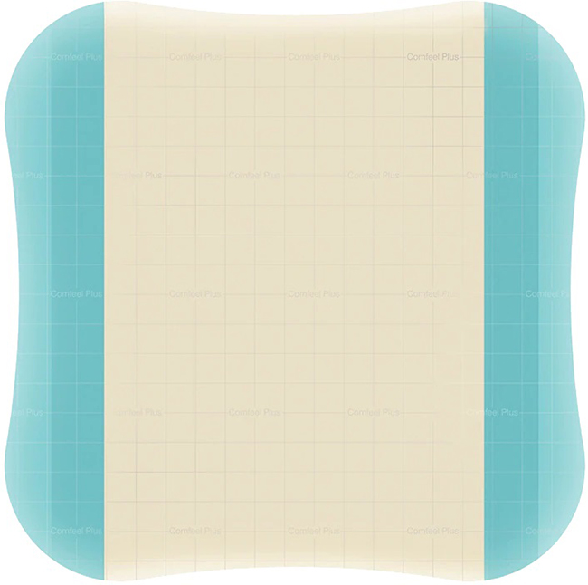 MEDICAZIONE SPECIALE ATTIVA CON IDROCOLLOIDE CON BORDI SMUSSATI COMFEEL PLUS 10X10 CM 10 PEZZI - Farmacianumberone.it