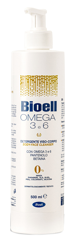 BIOELL OMEGA 3-6 DETERGENTE VISO / CORPO AGLI OMEGA 3 E 6 - Farmacianumberone.it