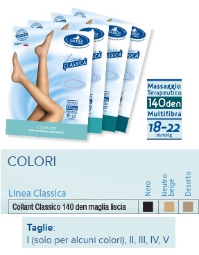 SAUBER COLLANT 140 DENARI MAGLIA LISCIA NERO 2 LINEA CLASSICA - Farmacianumberone.it