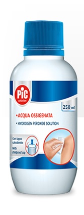 PIC SOLUTION ACQUA OSSIGENATA 10 VOLUMI PEROSSIDO DI IDROGENO 3% 250 ML - Farmacianumberone.it