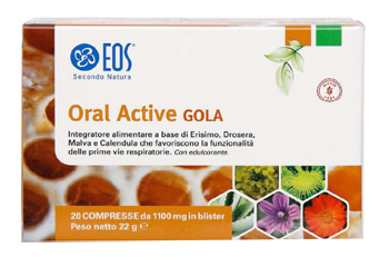 EOS ORAL ACTIVE GOLA 20 COMPRESSE - Farmacianumberone.it