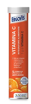 ERGOVIS VIT C 1000MG 20 COMPRESSE EFFERVESCENTI - Farmacianumberone.it