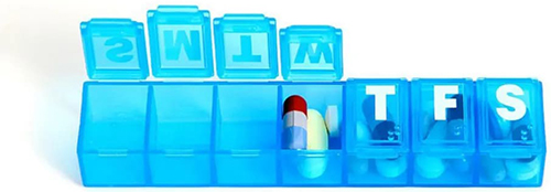 MEDS PORTAPILLOLE SETTIMANALE MEDS - Farmacianumberone.it