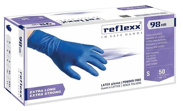 GUANTI LATTICE SENZA POLVERE LARGE 100 PEZZI - Farmacianumberone.it