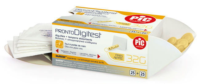 LANCETTE PUNGIDITO PIC PRONTO DIGITEST GAUGE 32 25 PEZZI - Farmacianumberone.it