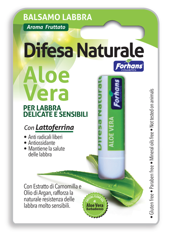 FORHANS BALSAMO LABBRA DIFESA NATURALE ALOE VERA - Farmacianumberone.it