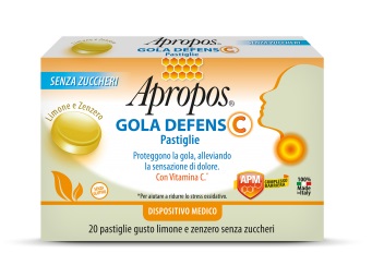APROPOS GOLA DEFENS C LIMONE/ZENZERO 20 PASTIGLIE - Farmacianumberone.it