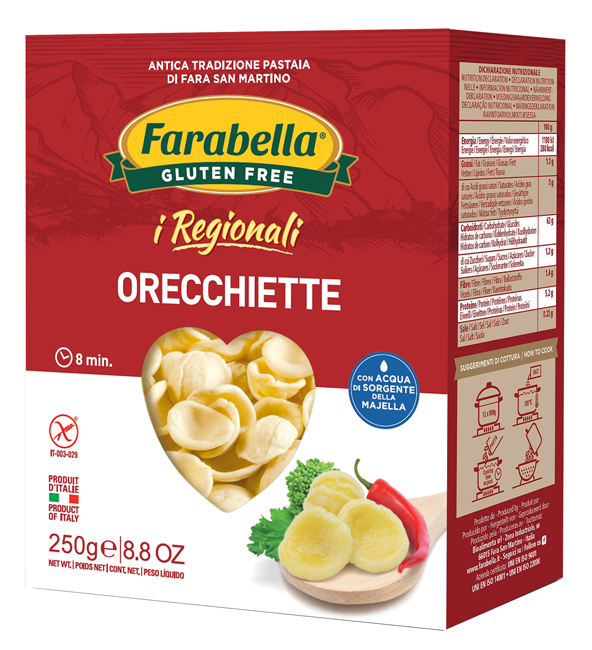 FARABELLA ORECCHIETTE I REGIONALI PASTA FRESCA STABILIZZATA 250 G - Farmacianumberone.it
