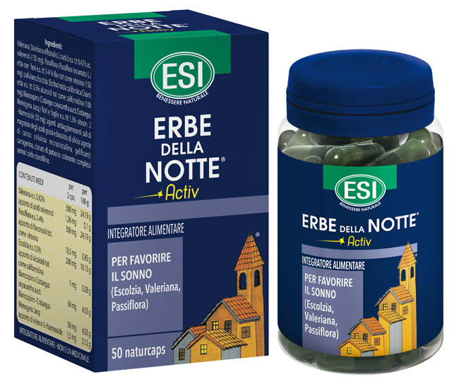 ESI ERBE DELLA NOTTE ACTIV 50 CAPSULE - Farmacianumberone.it