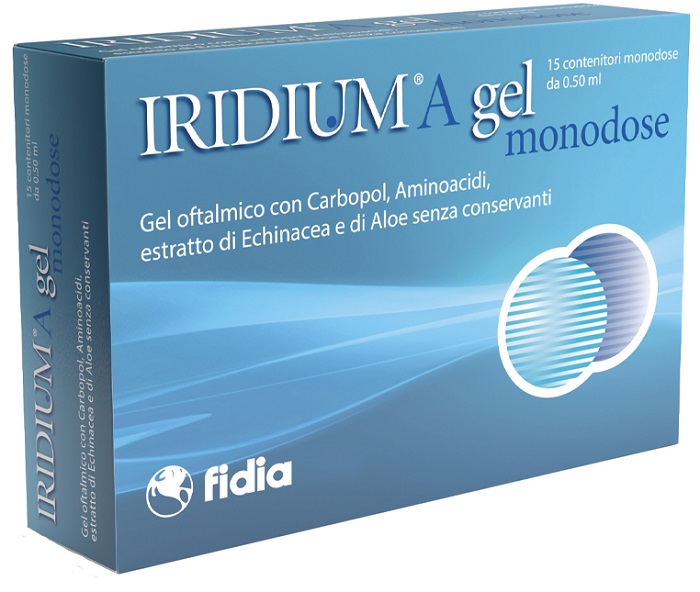IRIDIUM A GEL OFTALMICO MONODOSE 15 CONTENITORI DA 0,50 ML - Farmacianumberone.it