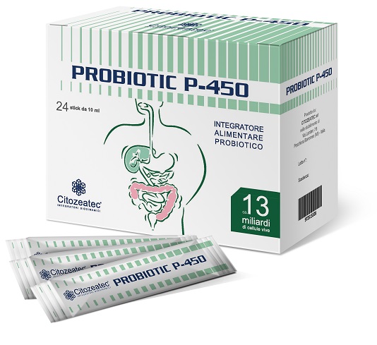 PROBIOTIC P-450 24 STICK MONODOSE 10 ML - Farmacianumberone.it