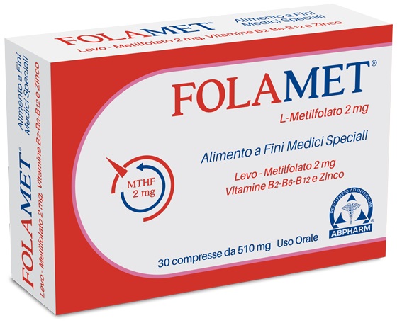 FOLAMET 30 COMPRESSE 500 MG - Farmacianumberone.it