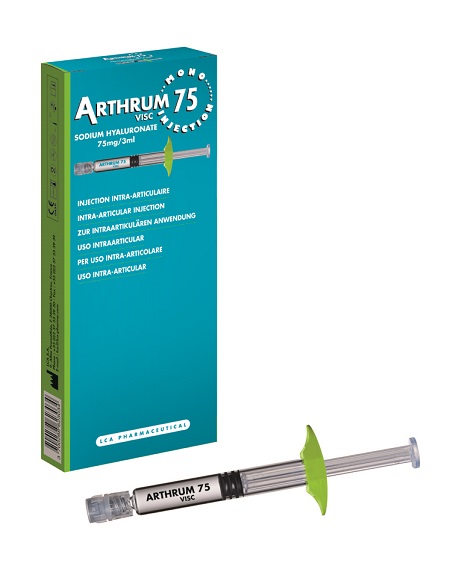 SIRINGA INTRA-ARTICOLARE ARTHRUM VISC 75 MONO INJECTION ACIDO IALURONICO 3 ML - Farmacianumberone.it