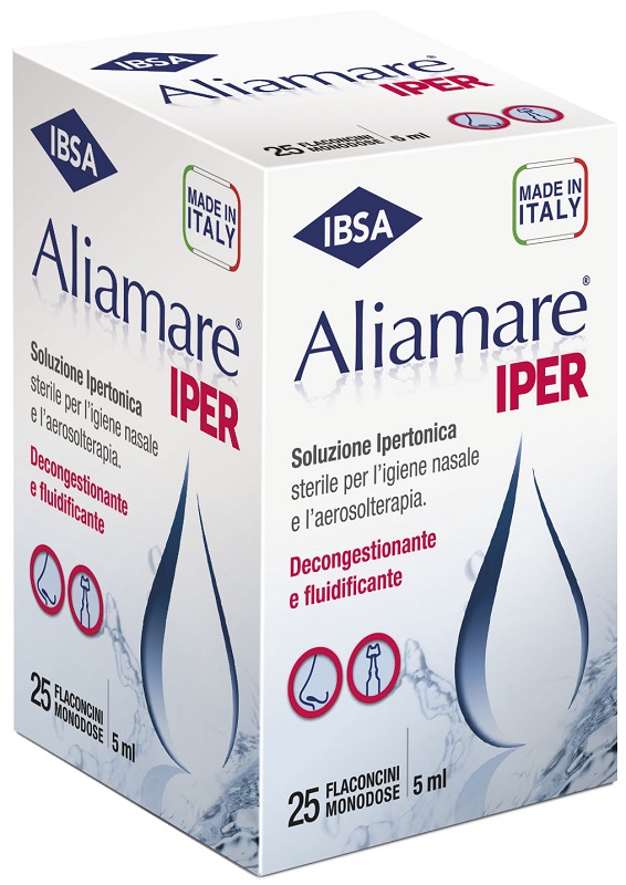 ALIAMARE 25 FLACONCINI IPERTONICI DA 5 ML - Farmacianumberone.it