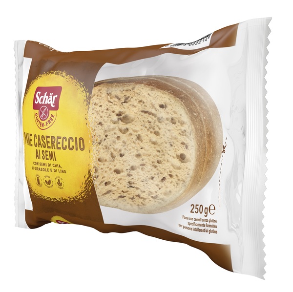 SCHAR PANE CASERECCIO AI SEMI 250 G SENZA GLUTINE - Farmacianumberone.it
