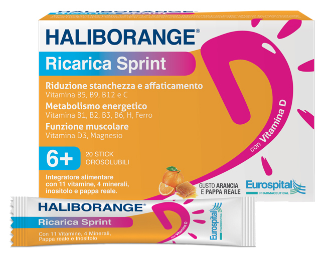 HALIBORANGE RICARICA SPRINT 20 STICK PACK 2 G - Farmacianumberone.it