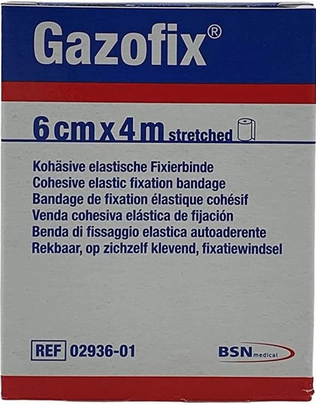 BENDA ELASTICA AUTOADESIVA GAZOFIX 6X400 CM - Farmacianumberone.it