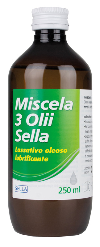 MISCELA 3 OLI LASSATIVO MD SELLA 250 ML - Farmacianumberone.it