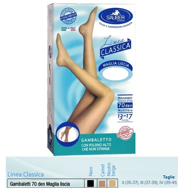 SAUBER GAMBALETTO MAGLIA LISCIA 70 DENARI CAMEL 4 - Farmacianumberone.it