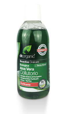 DR ORGANIC ALOE MOUTHWASH COLLUTORIO 500 ML - Farmacianumberone.it
