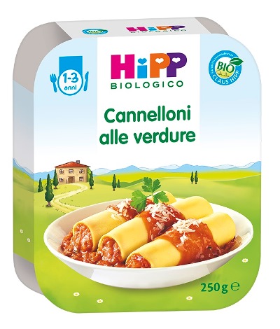 HIPP BIO CANNELLONI ALLE VERDURE 250 G - Farmacianumberone.it