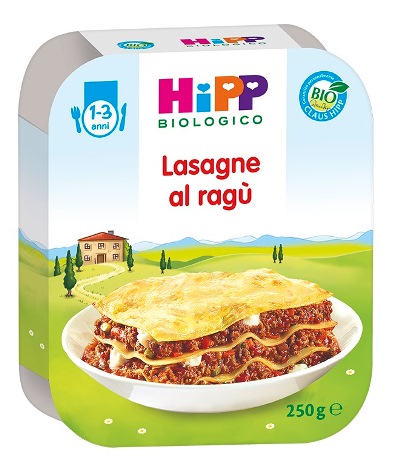 HIPP BIO LASAGNE AL RAGU VASCHETTA 250 G - Farmacianumberone.it