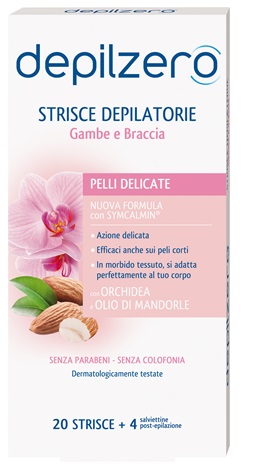 DEPILZERO STRISCE GAMBE BRACCIA 20 PEZZI - Farmacianumberone.it