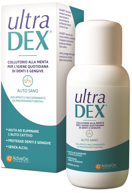 ULTRADEX COLLUTORIO ALITO SANO 250 ML SENZA ALCOOL - Farmacianumberone.it