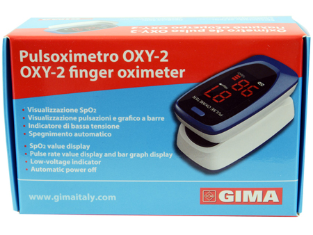 PULSOXIMETRO DA DITO OXY-2 SCHERMO LED 60X30,5X32,5MM 1 PEZZO - Farmacianumberone.it