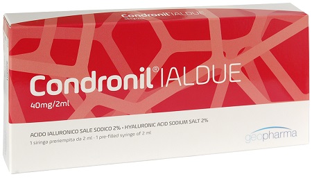 SIRINGA INTRA-ARTICOLARE CONDRONIL IALDUE PRERIEMPITA ACIDO IALURONICO SALE SODICO 40 MG 2 ML - Farmacianumberone.it