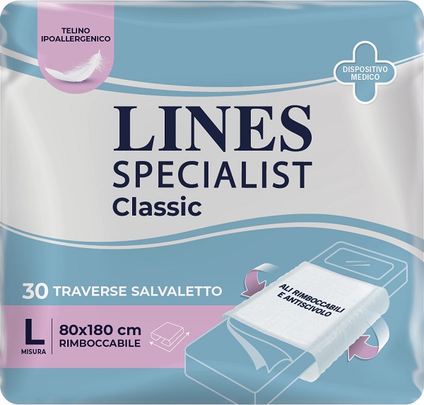 TRAVERSA LINES SPECIALIST CLASSIC 80X180 CM 30 PEZZI - Farmacianumberone.it
