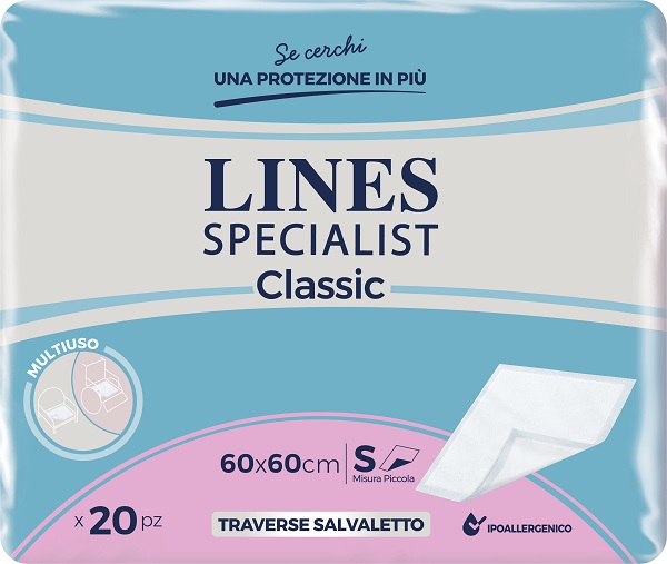 TRAVERSA LINES SPECIALIST CLASSIC TRAVERSA 60 X 60 CM 20 PEZZI - Farmacianumberone.it