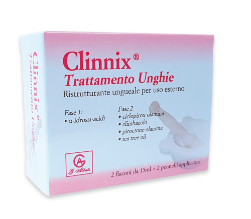 CLINNIX TRATTAMENTO UNGHIE 2 FLACONI 15 ML + 2 PENNELLI APPLICATORI - Farmacianumberone.it