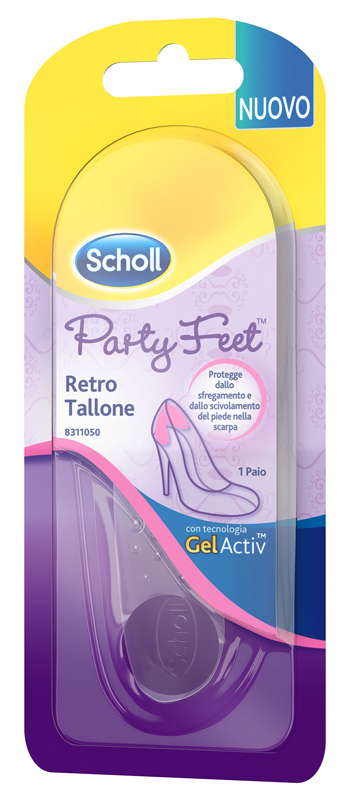PLANTARE ORTOPEDICO PER RETRO TALLONE PARTY FEET SCHOLL GEL ACTIV 1 PAIO - Farmacianumberone.it