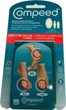 COMPEED CD VESCICHE PACCO DOPPIO MISTO - Farmacianumberone.it