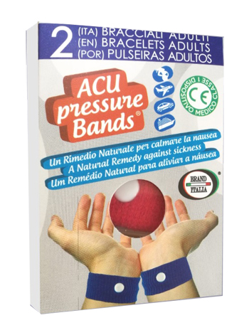 BRACCIALE ACU PRESSURE BAND ADULTI 2 PEZZI - Farmacianumberone.it