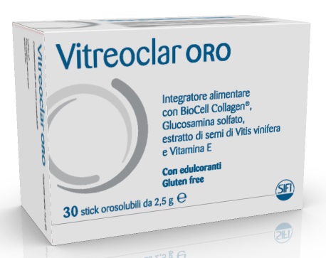 VITREOCLAR ORO 30 BUSTINE OROSOLUBILI DA 2,5 G - Farmacianumberone.it