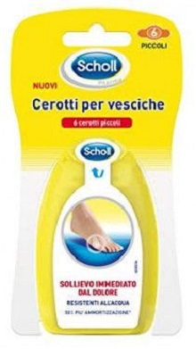 SCHOLL CEROTTI PER VESCICHE PICCOLI 6 PEZZI - Farmacianumberone.it
