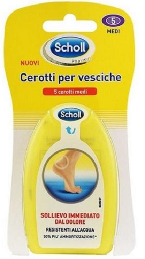 SCHOLL CEROTTI PER VESCICHE MEDIO 5 PEZZI - Farmacianumberone.it