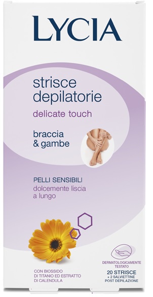 LYCIA 20 STRISCE BRACCIA/GAMBE PELLI DELICATE 12 PEZZI - Farmacianumberone.it