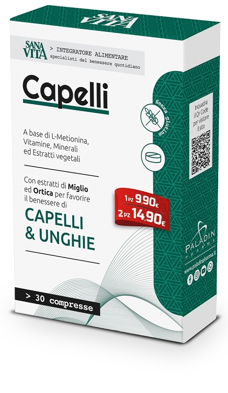 SANAVITA CAPELLI 30 COMPRESSE - Farmacianumberone.it