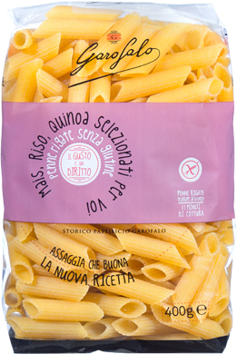 GAROFALO PENNE RIGATE SENZA GLUTINE 400 G - Farmacianumberone.it