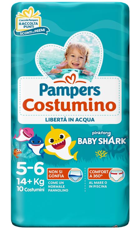 PAMPERS COSTUMINO CP 10 TG 5+ TG 5+ 10 PEZZI - Farmacianumberone.it
