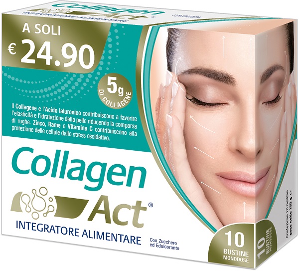 COLLAGEN ACT 10 BUSTINE MONODOSE - Farmacianumberone.it