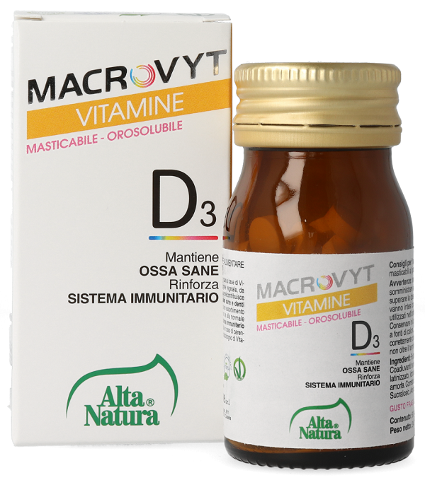 MACROVYT VITAMINA D3 VEG 60 COMPRESSE OROSOLUBILI - Farmacianumberone.it