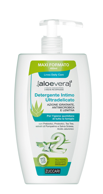 ALOEVERA2 DETERGENTE INTIMO ULTRADELICATO 400 ML - Farmacianumberone.it