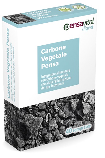 CARBONE VEGETALE PENSA 40 COMPRESSE - Farmacianumberone.it