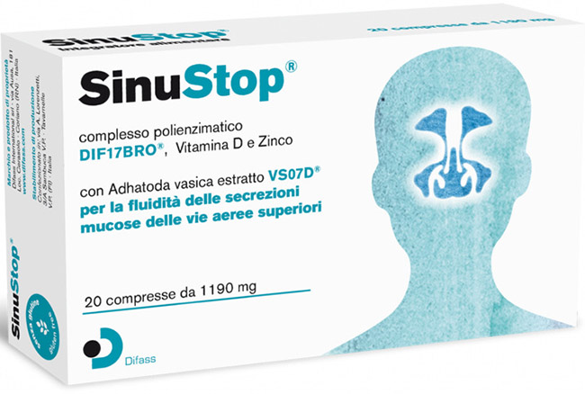SINUSTOP 20 COMPRESSE DA 1190 MG - Farmacianumberone.it